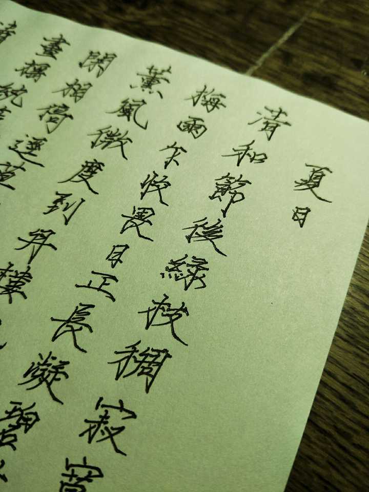 中性笔能写瘦金体吗?