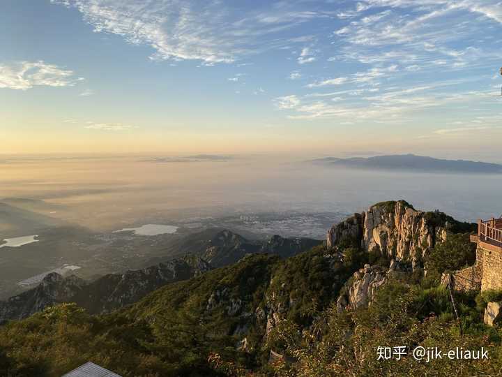 泰山上面会下雨么?