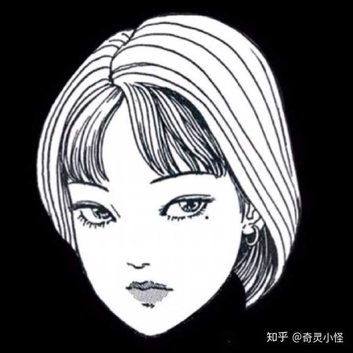 再附上一张富江的漫画图,看看漫画里的丹凤眼hh富江也很美的说