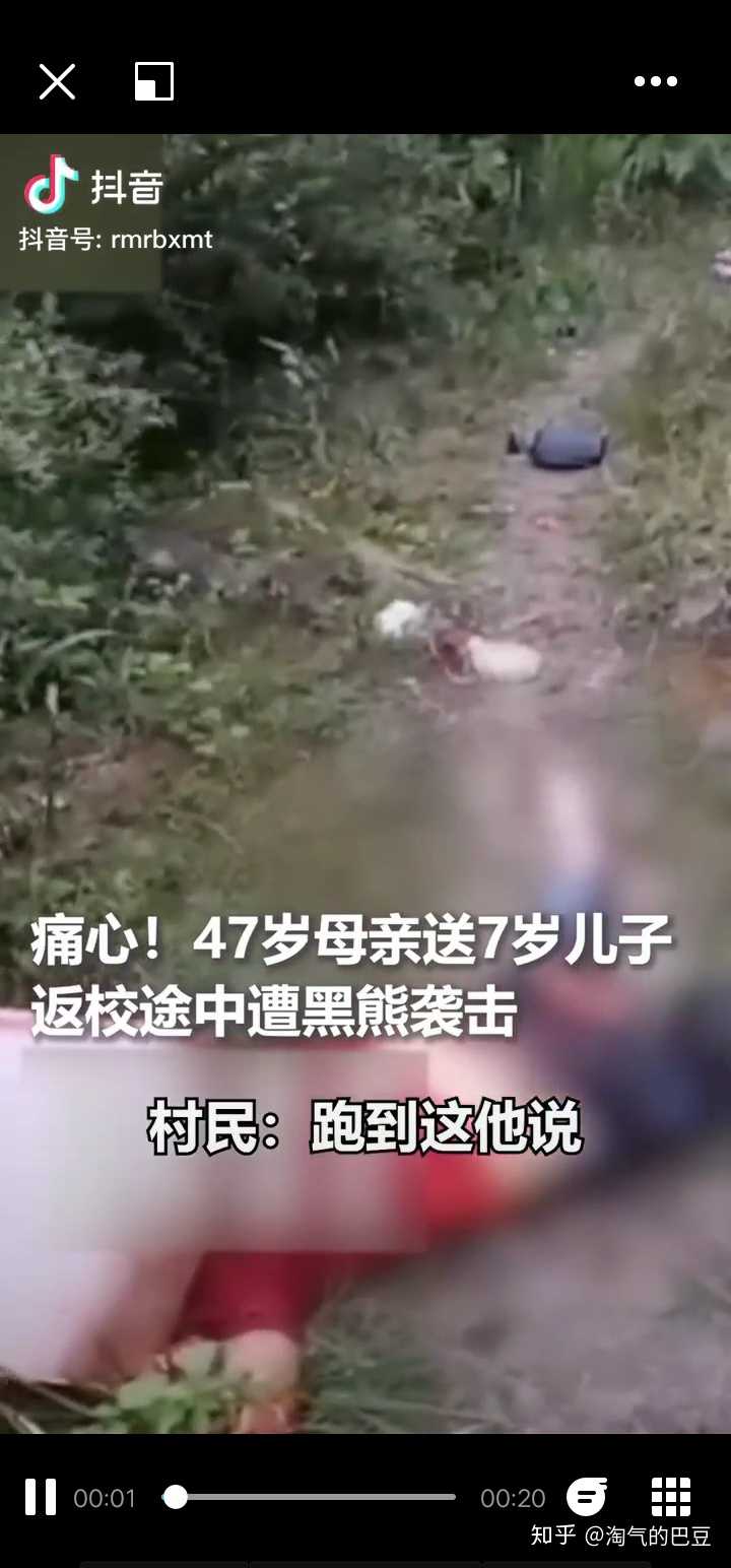 如何看待四川江油黑熊咬死 3 村民一事?