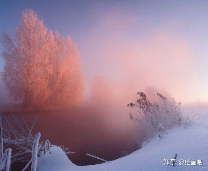 冬天很冷,可是有雪,也是非常浪漫的.