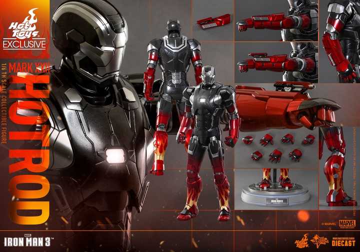 第一版的war machine基于mark2改装 《iron man 3》的iron patriot是