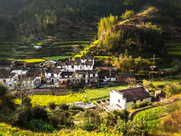 汪槎村附近的茶坑村