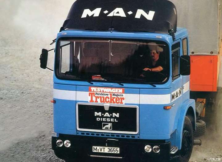 man f90 上世纪80年代引领德国潮流的卡车