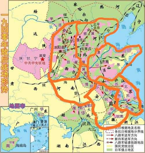 为什么八路军,新四军不在河南大规模建立抗日根据地?