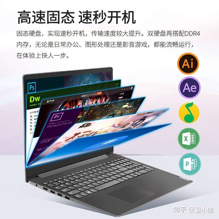 联想(lenovo)v15 新锐龙四核r3 15.6英寸高性能商务办公