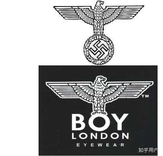 boy london的logo是否引用了纳粹党之鹰?