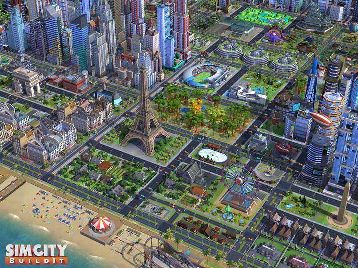 建筑师,规划师玩 simcity buildit(模拟城市建造)是种