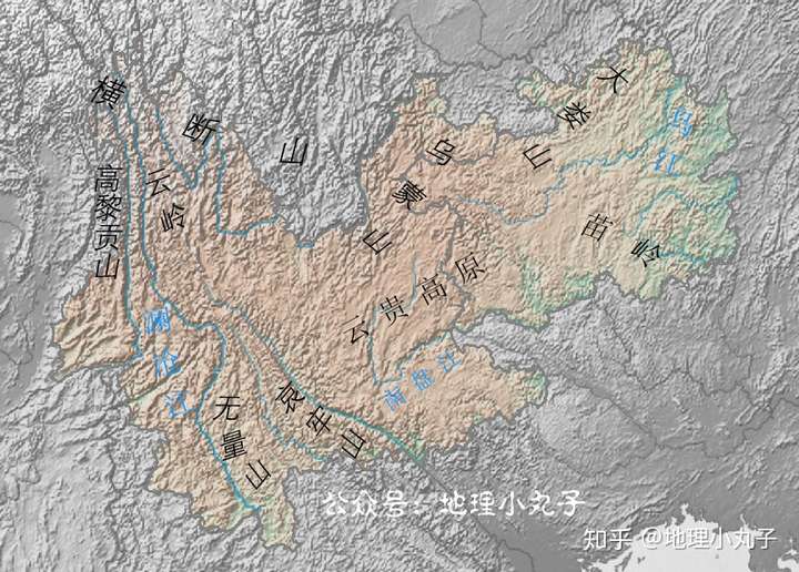 云南和贵州地处 云贵高原 地形崎岖,位于第二阶梯,两省有金沙江,澜沧