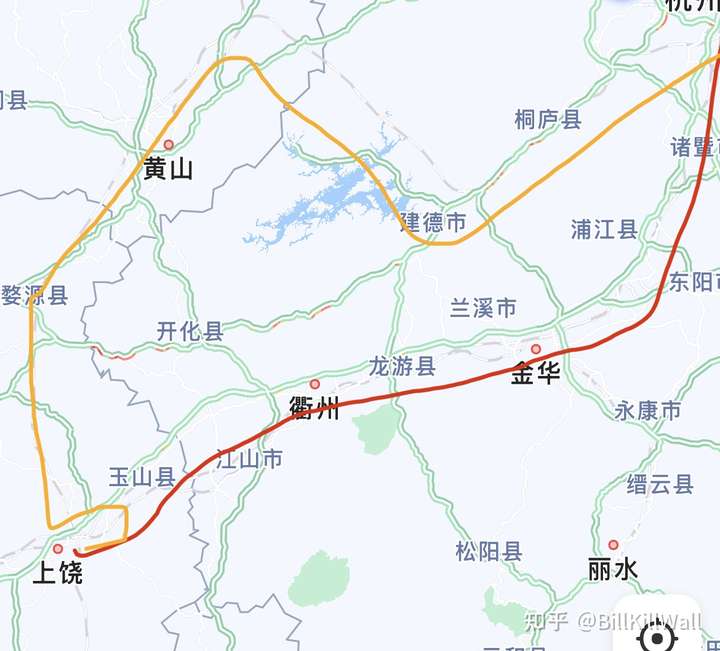 因为g2186并不全程走沪昆,在上饶处走了合福-杭黄绕路(并且因为上饶站