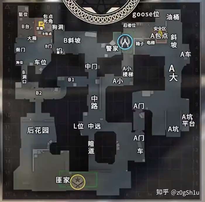 csgo各个地图报点术语有哪些?