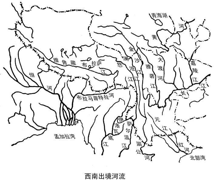 若果从平面地图看,独龙江彷佛与三江并排,为什麽不是第四江呢?