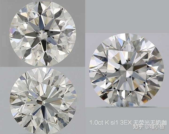 1克拉k色si1钻石细节图示例