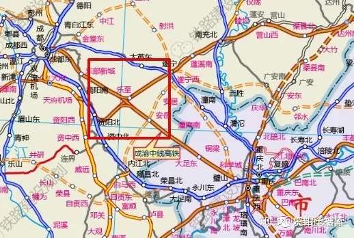 喜讯!走乐至过,成渝中线高铁前期项目顺利招标,计划今年内开工
