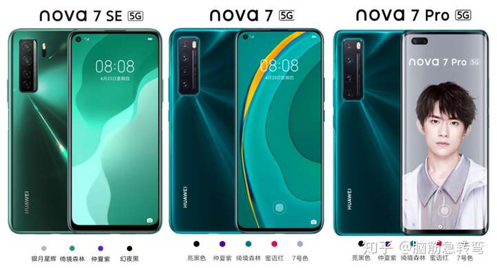 华为nova7se和nova7nova7pro有什么区别