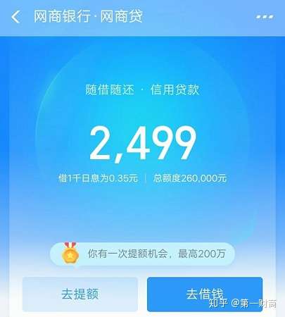 短信过来说审核通过了我以为额度涨了,我就点进去网商贷去看了一下
