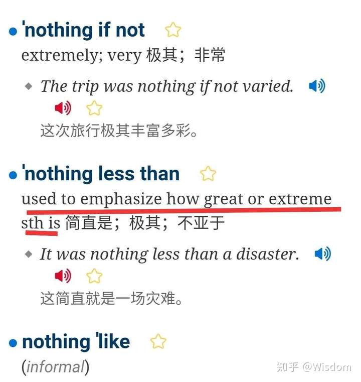 i expect nothing less than her.究竟是什么意思呢?