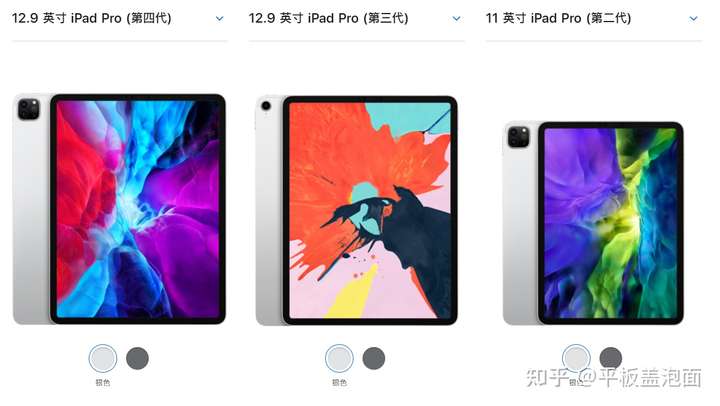 ipad pro 第四代和第三代的差距应该在于芯片和摄像头模组 京东