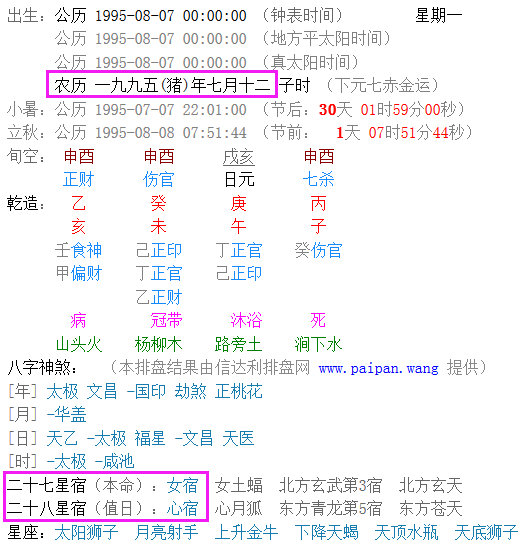 和二十八星宿之分,二十七星宿也称本命星宿,二十八星宿也称值日星宿