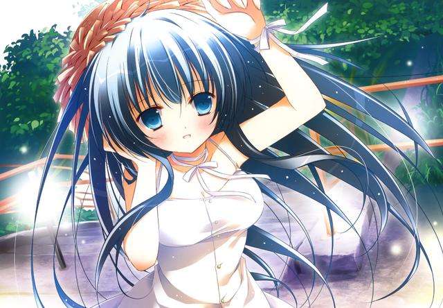 二次元!可爱的长发小姐姐,给人一种甜甜的感觉.