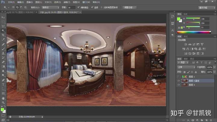3dmax软件结合pano2vr,可以生产360°全景图纸,也就可以制作出3d全景