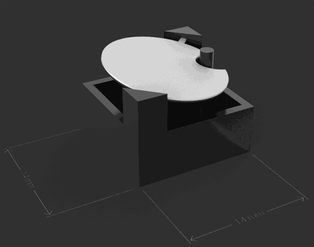 机械翻转点阵屏