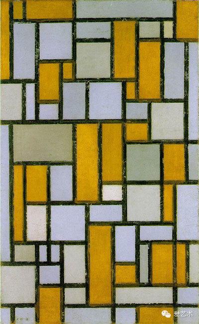 皮特·蒙德里安的代表型画作"格子画"好在哪里?
