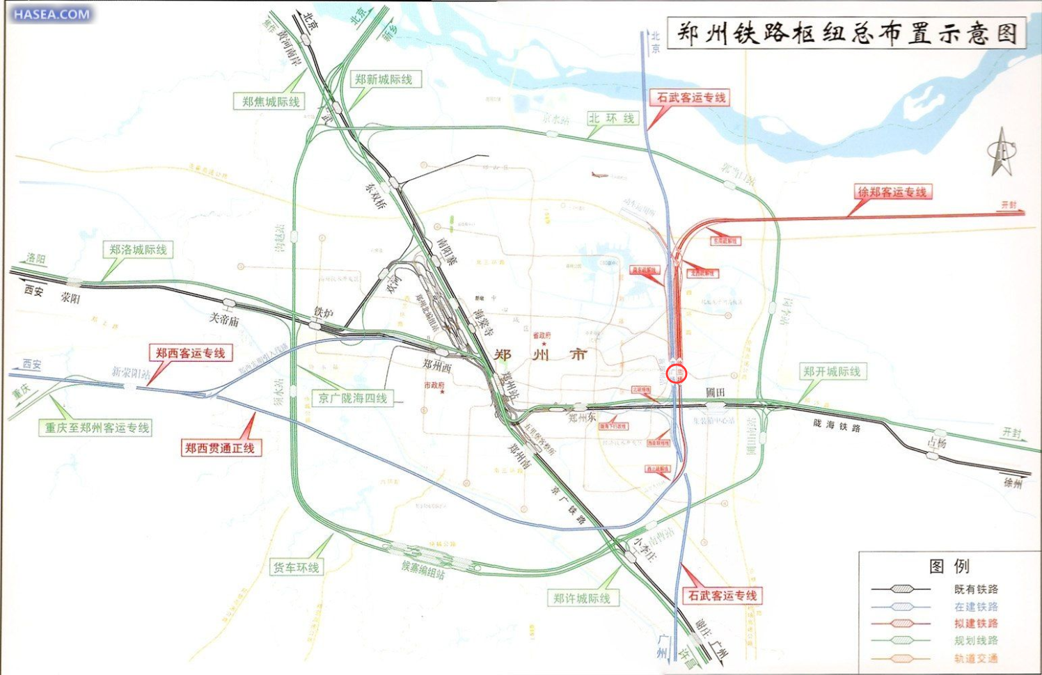 为什么要让高铁停在郑州站和北京西?
