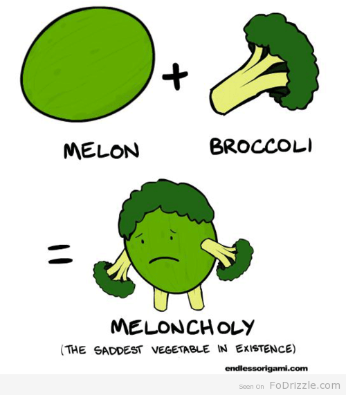 「meloncholy」是什么意思? - 知乎