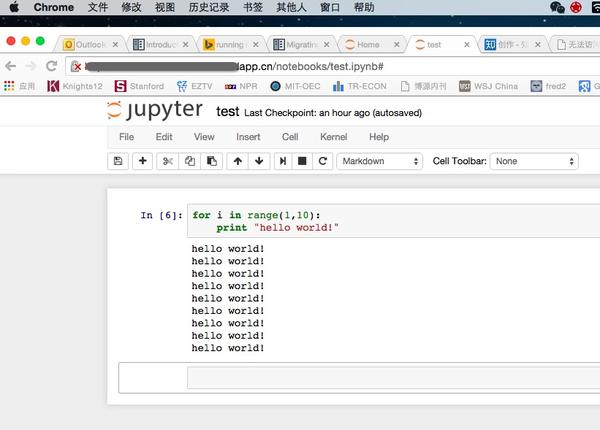 如何在云端服务器运行jupyter notebook?