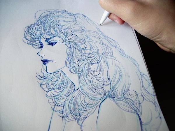 <em>漫画素描</em>的<em>头发</em>怎么画顺? - 知乎