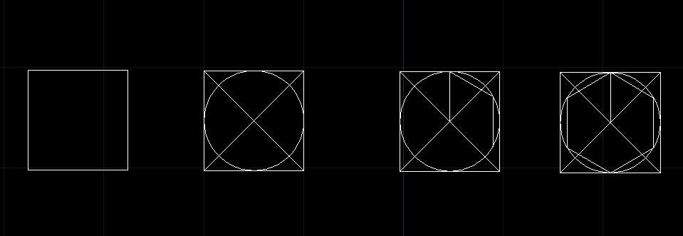 请问怎么在正方形里面画出一个正六边形啊大神