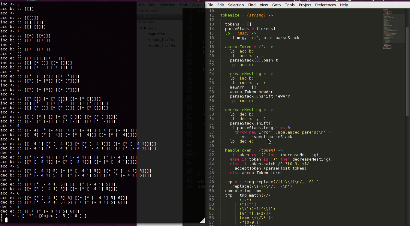 这段 JS 代码是怎样把表达式插入多维数组最里