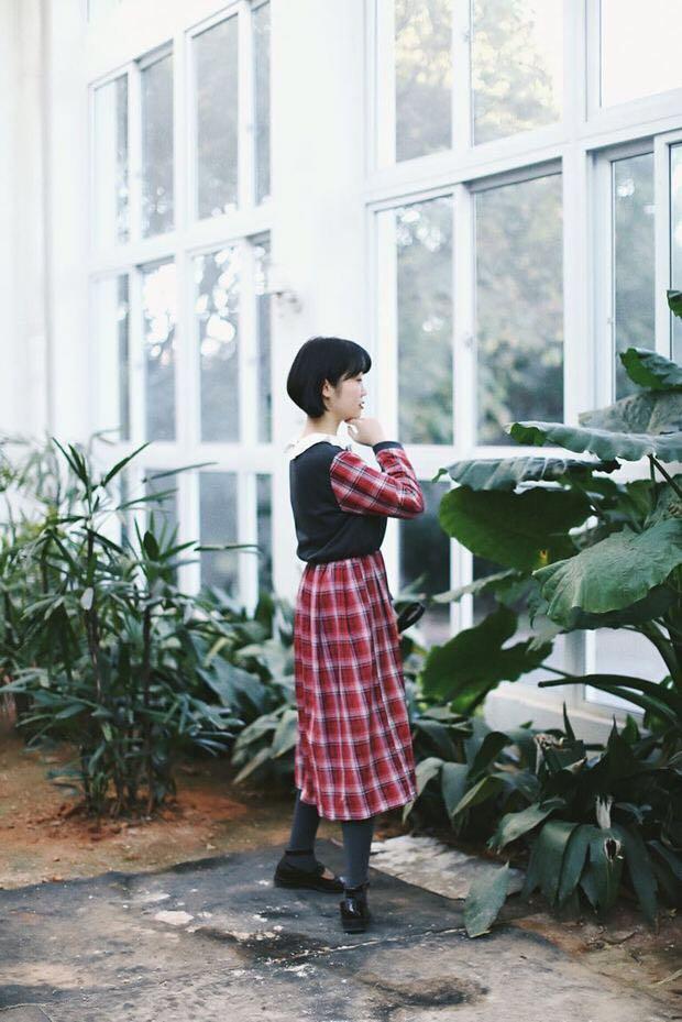 女生女生学不在自己,学搭配穿衣?询问在打扮初中图片