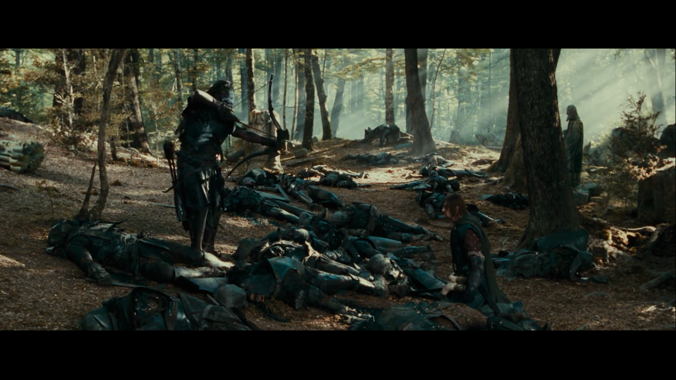 ——《魔戒1》中莫瑞亚内的半兽人,可见洞穴内的半兽人一般都十分矮小