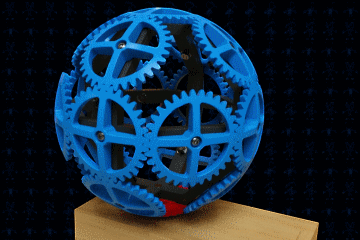 【精巧机构】gears xxxv玩具齿轮球结构3d图纸 多种格式