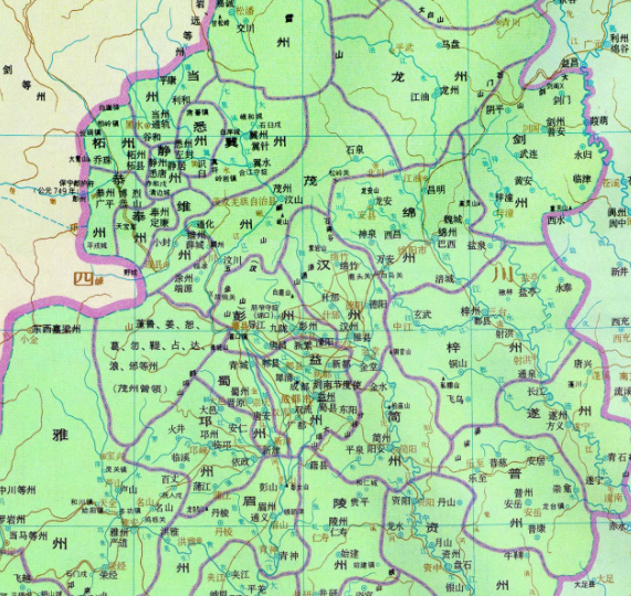 制约与争夺唐朝四川盆地西部行政区划