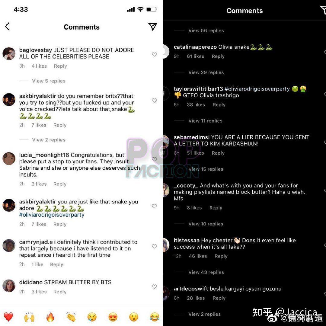 欧美圈大戏乳化妹oliviarogdrigo和金卡戴珊互动洗地霉粉纷纷罢工