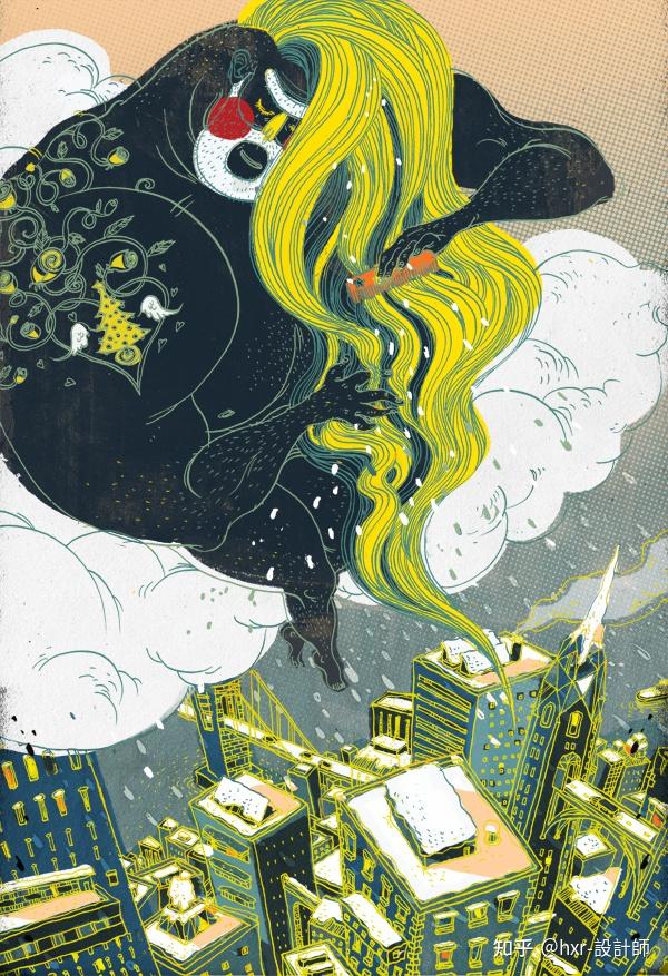 中西合璧,福布斯名人榜插画家,倪传婧插画作品欣赏