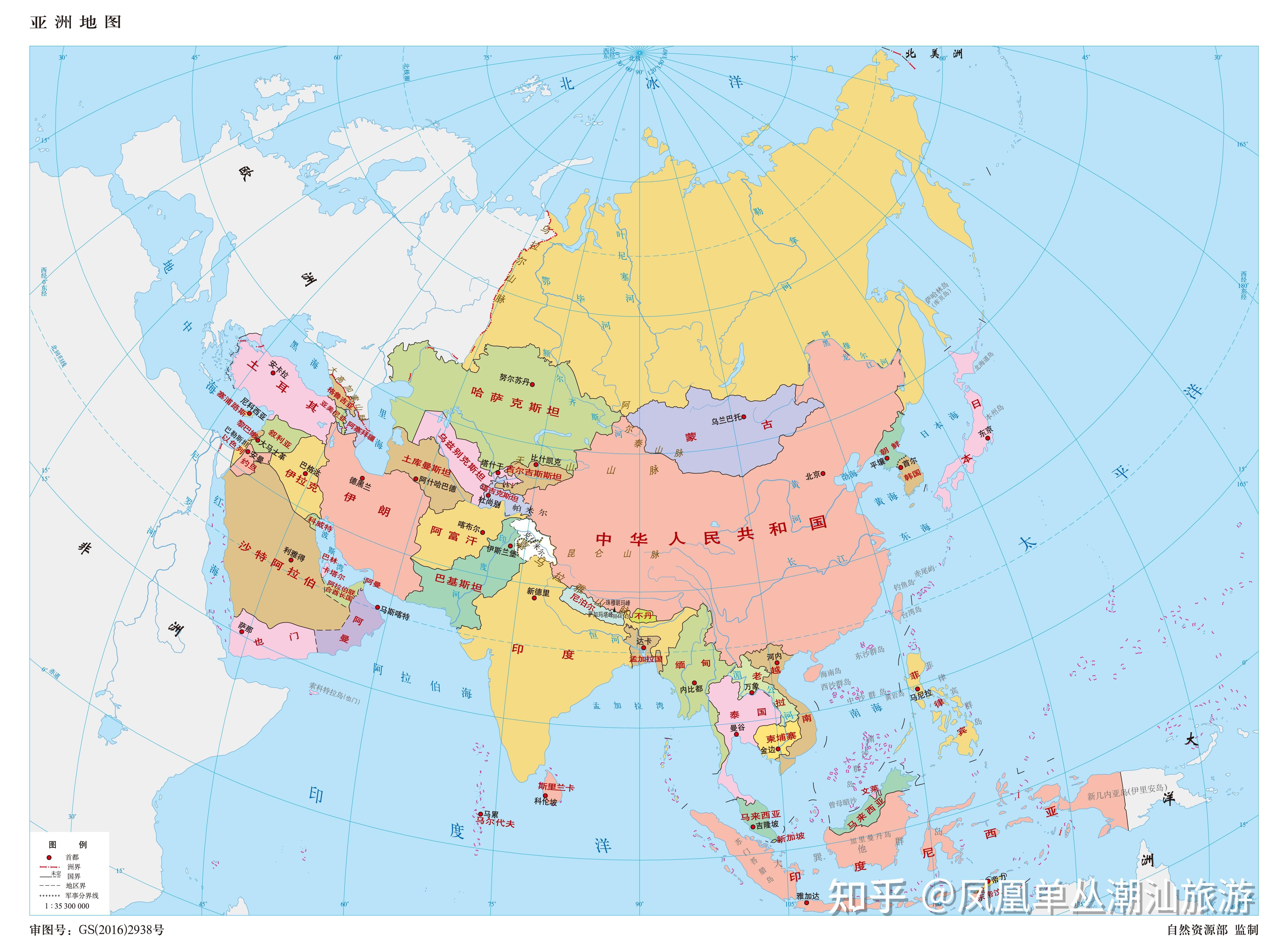 七大洲高清地图和介绍值得收藏