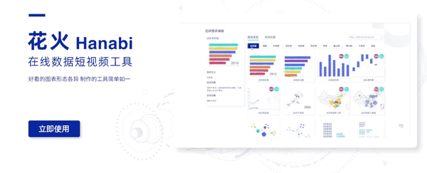 八,数据可视化工具推荐  网络上可搜寻到的数据可视化工具非常多,在
