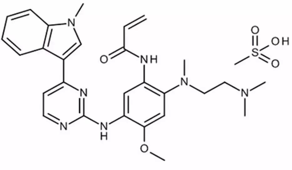 奥希替尼分子结构式