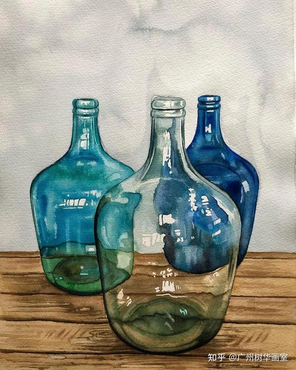 色彩如何画好玻璃质感?看似简单实则超难的玻璃瓶如何