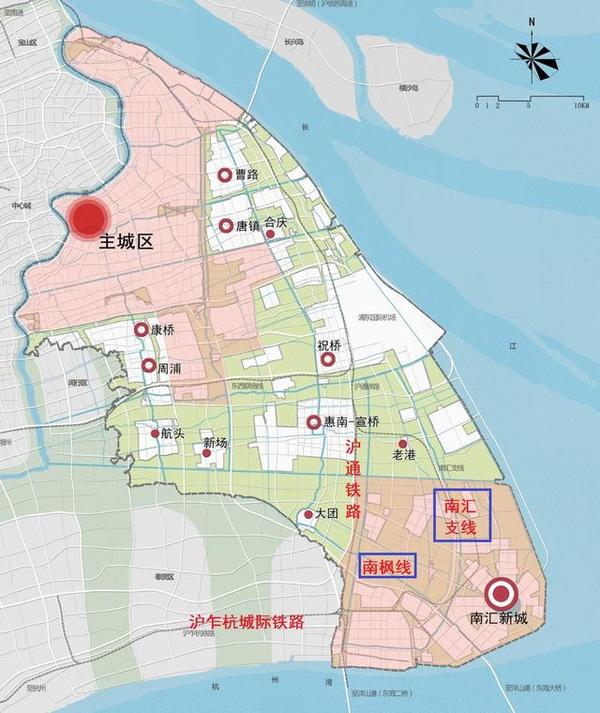 上海浦东临港地区轨道交通市域线的情况