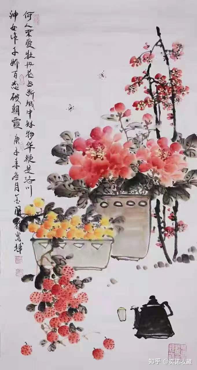 大千画派传承人周金阊艺术作品欣赏