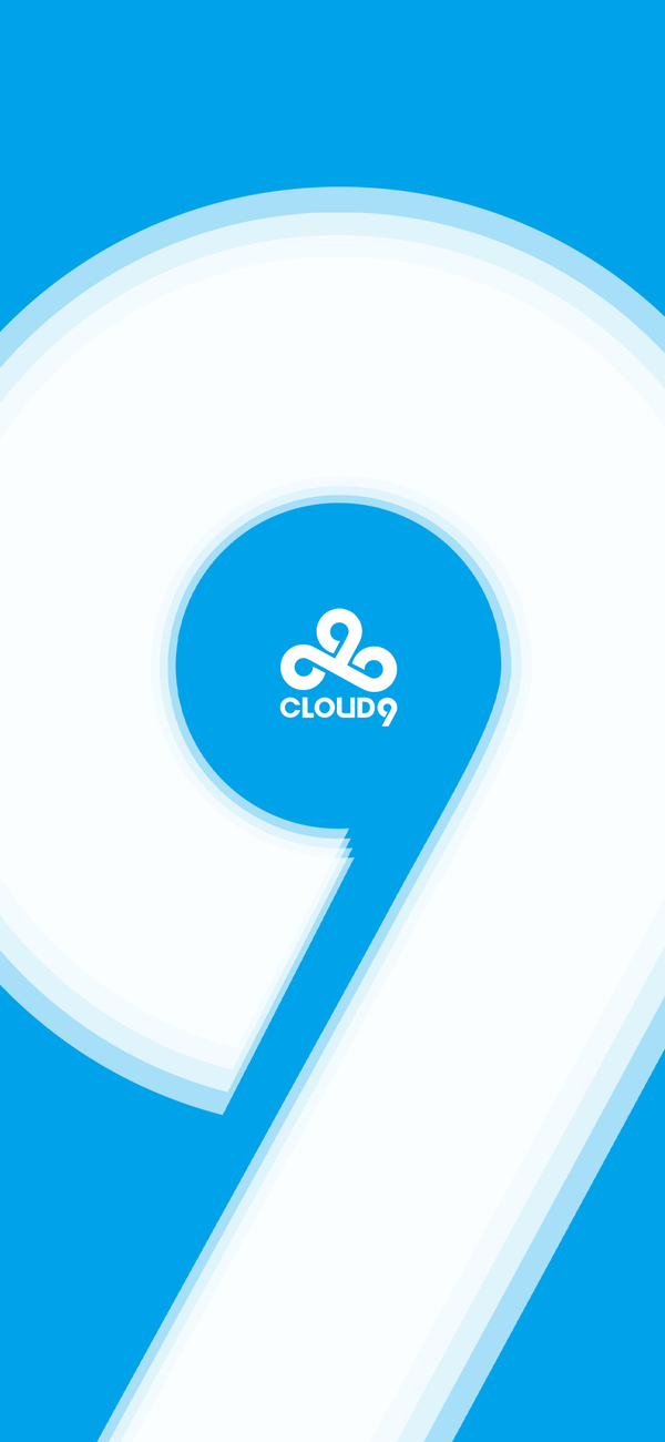 补充两张cloud9简约壁纸手机端,分辨率1080px2340