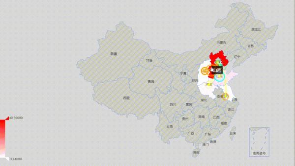 颜色等级图与迁徙地图以新冠数据为例