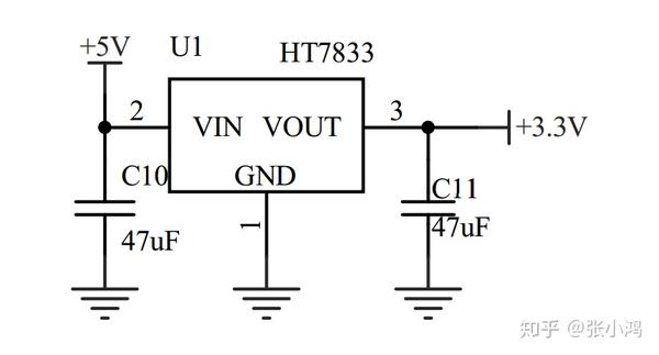 使用数字芯片将5v转33v方案电路图