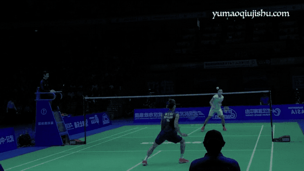 林丹右手镜像gif推球