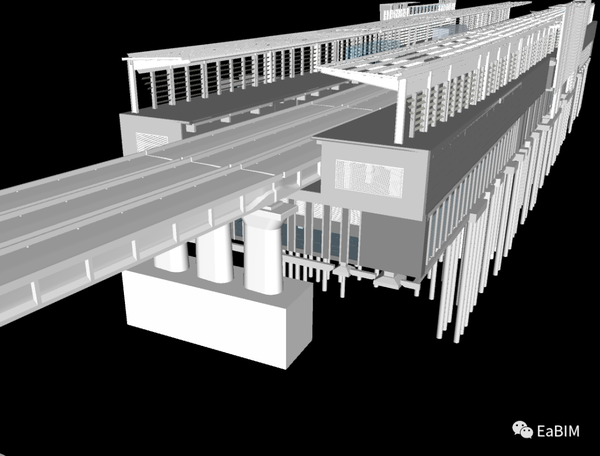 图15 阳大铁路bim模型